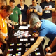 The first public Night Falls playtesting event held at the Malted Meeple in 2016.